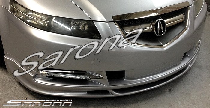 Custom Acura TL  Sedan Front Add-on Lip (2007 - 2008) - $299.00 (Part #AC-013-FA)